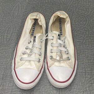White slip on converse